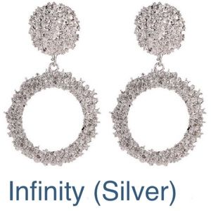 Infinity Earrings ( brand new )